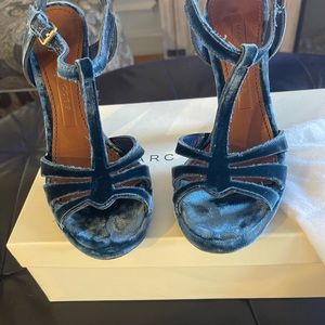 Marc Jacobs Velvet Sandal